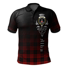 Clan Erskine Paton Tartan Polo Shirt - Alba Celtic Style UH67 Erskine Paton Tartan Tartan Polo   