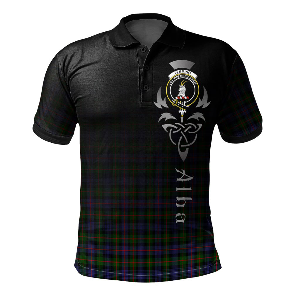 Clan Fleming Tartan Polo Shirt - Alba Celtic Style VN15 Fleming Tartan Tartan Polo   