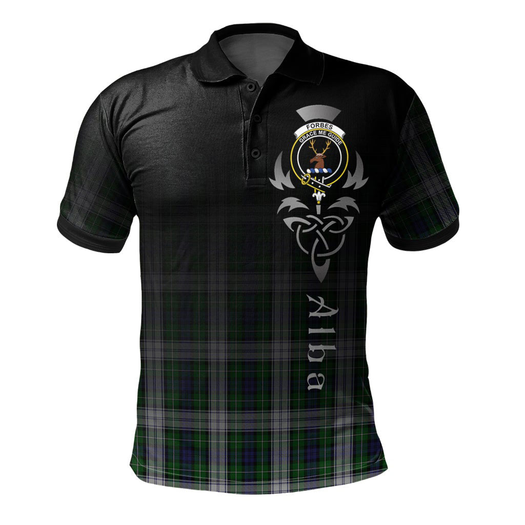 Clan Forbes Dress Tartan Polo Shirt - Alba Celtic Style IA85 Forbes Dress Tartan Tartan Polo   