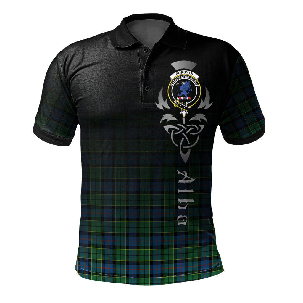 Clan Forsyth Ancient Tartan Polo Shirt - Alba Celtic Style OD92 Forsyth Ancient Tartan Tartan Polo   