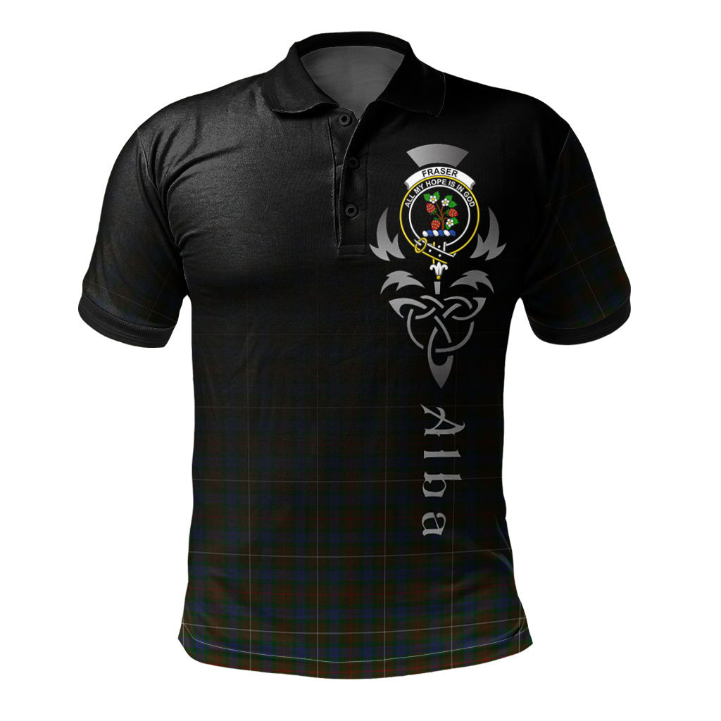 Clan Fraser Hunting 02 Tartan Polo Shirt - Alba Celtic Style GJ75 Fraser Hunting 02 Tartan Tartan Polo   