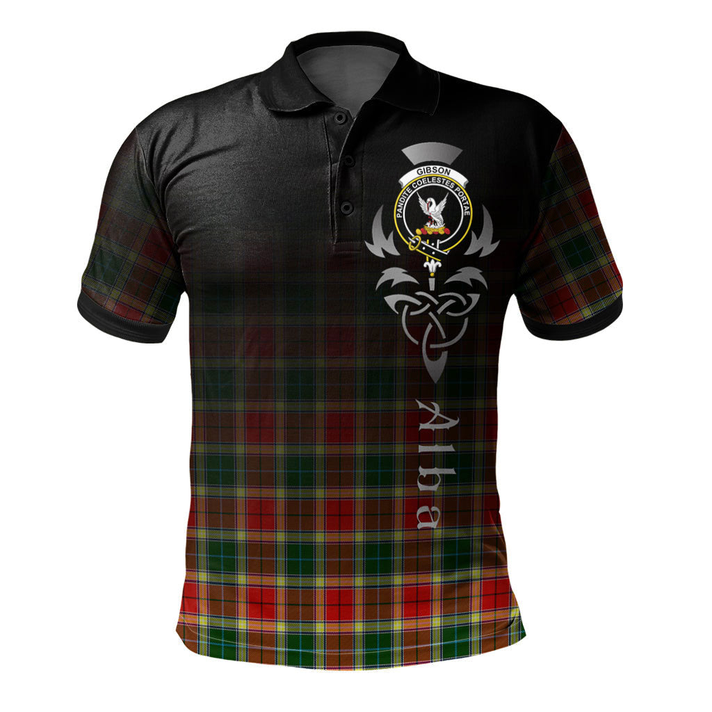 Clan Gibsone (Gibson - Gibbs) 02 Tartan Polo Shirt - Alba Celtic Style VP83 Gibsone (Gibson - Gibbs) 02 Tartan Tartan Polo   