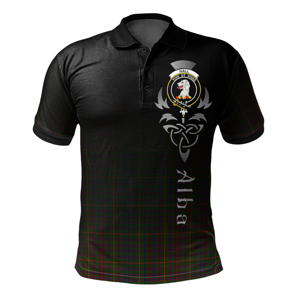 Clan Hall Tartan Polo Shirt - Alba Celtic Style DR63 Hall Tartan Tartan Polo   