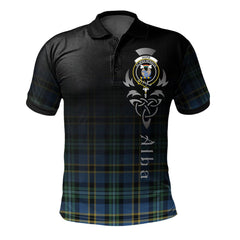 Clan Hope Tartan Polo Shirt - Alba Celtic Style OA85 Hope Tartan Tartan Polo   