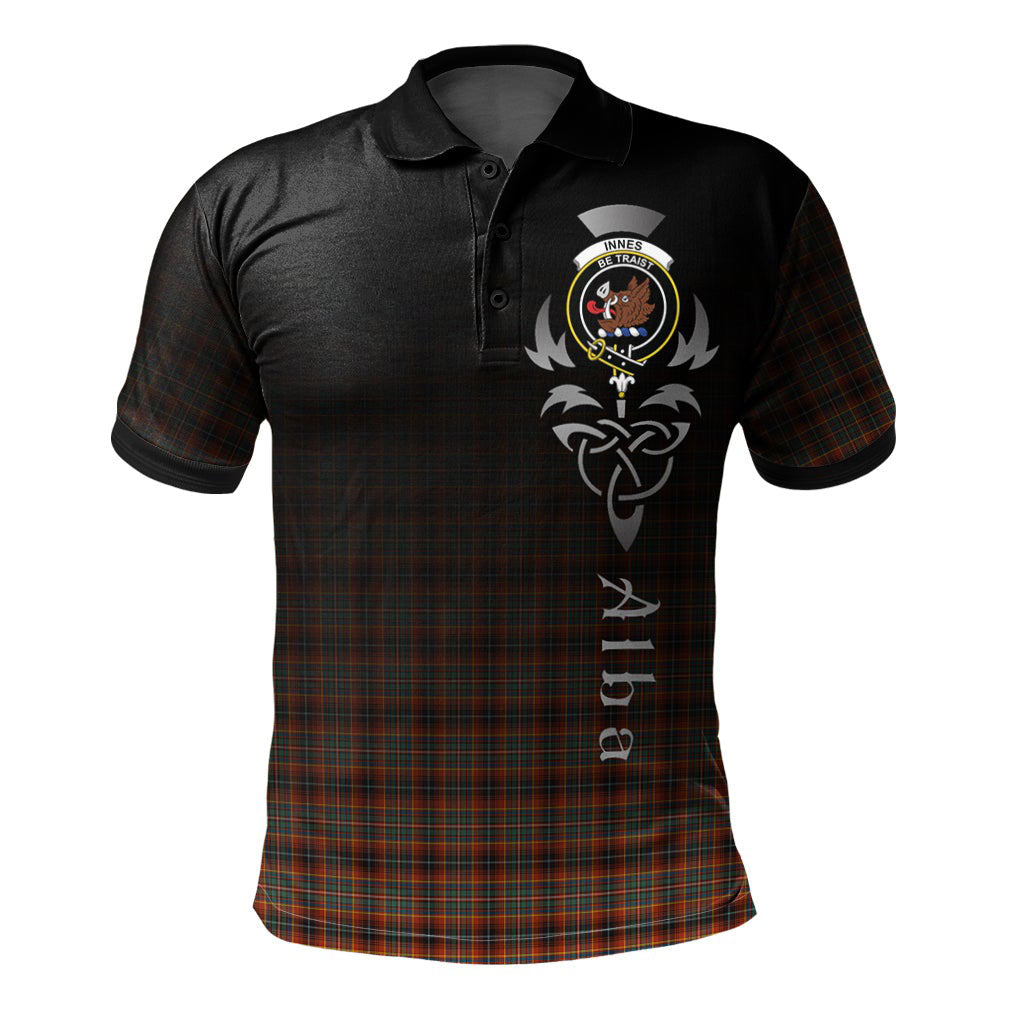 Clan Innes Ancient Tartan Polo Shirt - Alba Celtic Style JS71 Innes Ancient Tartan Tartan Polo   