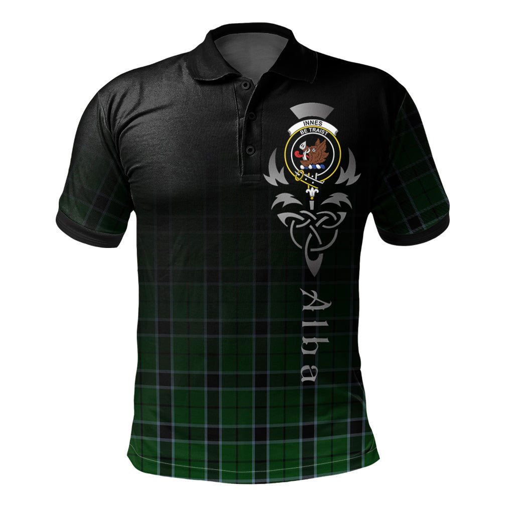 Clan Innes Hunting Tartan Polo Shirt - Alba Celtic Style YE26 Innes Hunting Tartan Tartan Polo   