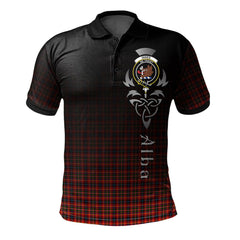 Clan Innes Modern Tartan Polo Shirt - Alba Celtic Style JU35 Innes Modern Tartan Tartan Polo   