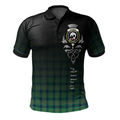 Clan Kennedy Ancient Tartan Polo Shirt - Alba Celtic Style YF58 Kennedy Ancient Tartan Tartan Polo   