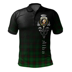 Clan Kirkcaldy Tartan Polo Shirt - Alba Celtic Style WO44 Kirkcaldy Tartan Tartan Polo   