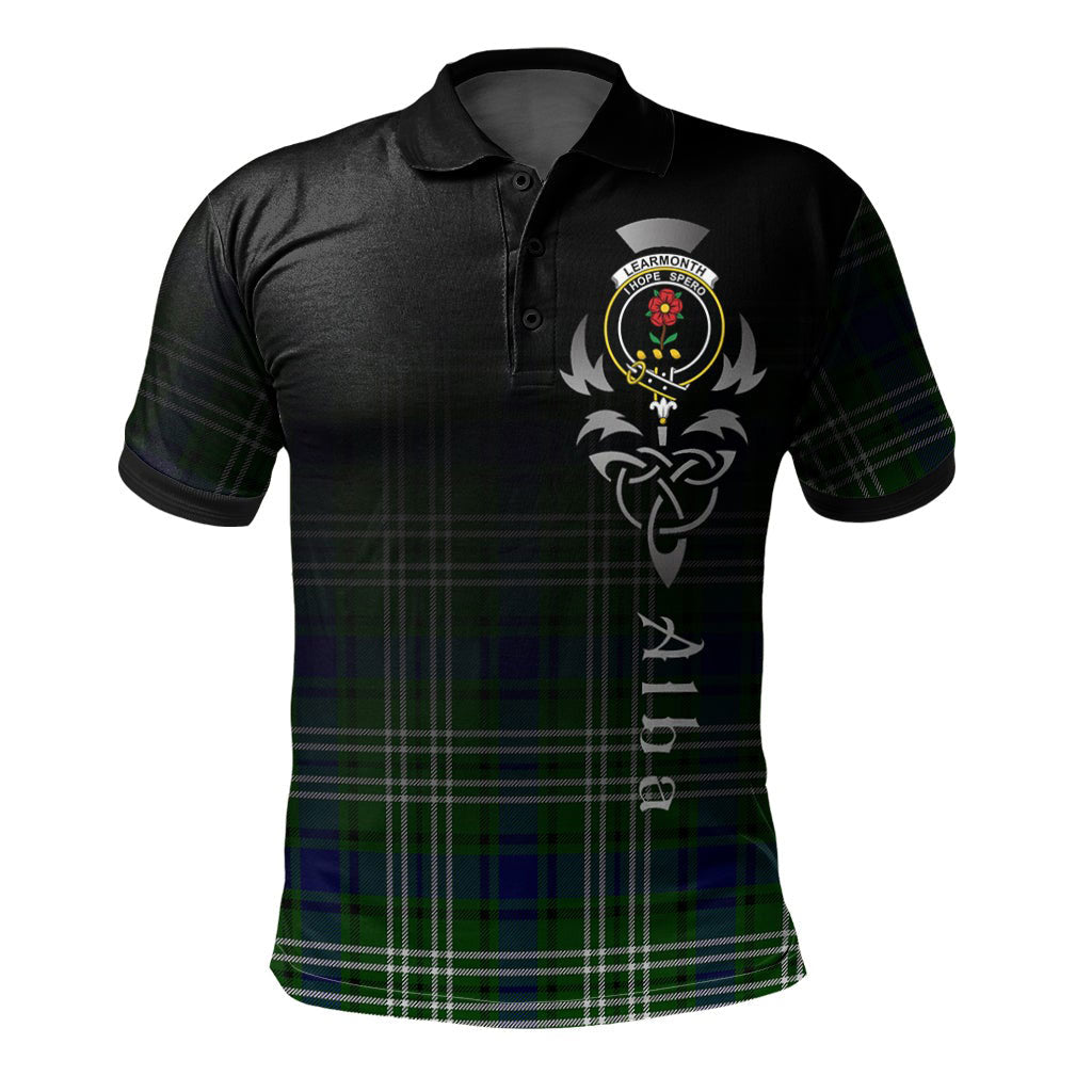 Clan Learmonth Tartan Polo Shirt - Alba Celtic Style UM78 Learmonth Tartan Tartan Polo   