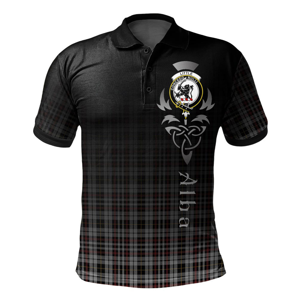 Clan Little Arisaid Tartan Polo Shirt - Alba Celtic Style WY38 Little Arisaid Tartan Tartan Polo   