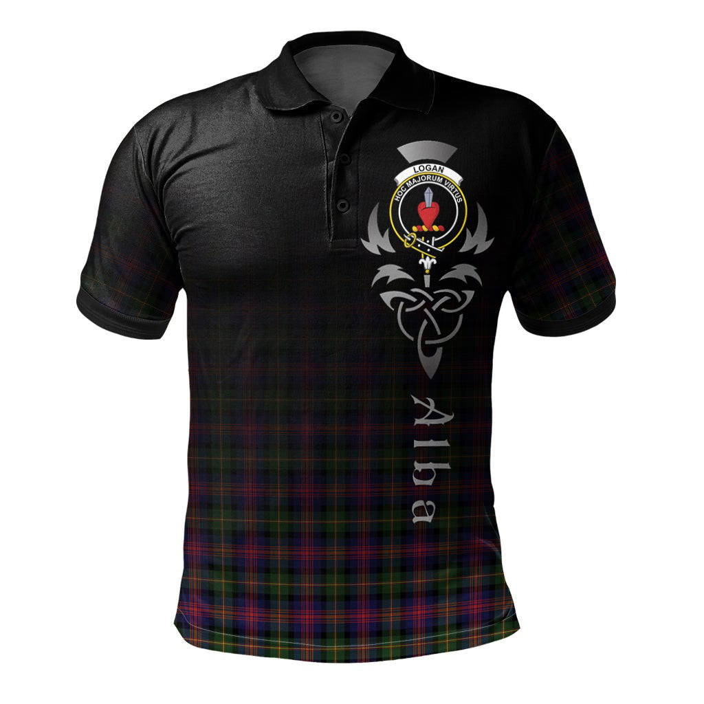 Clan Logan Modern Tartan Polo Shirt - Alba Celtic Style WG65 Logan Modern Tartan Tartan Polo   