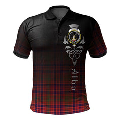 Clan Lumsden Modern Tartan Polo Shirt - Alba Celtic Style YX53 Lumsden Modern Tartan Tartan Polo   