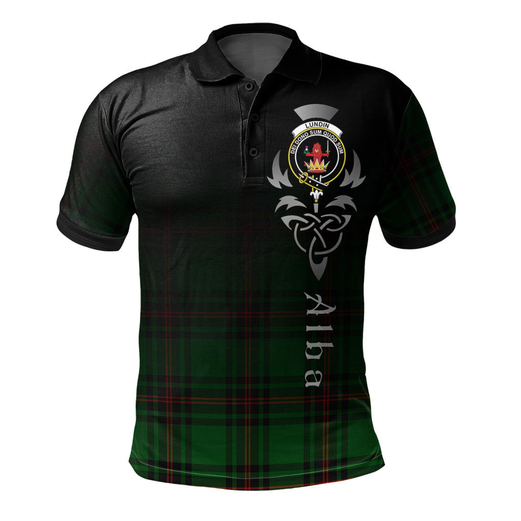 Clan Lundin Tartan Polo Shirt - Alba Celtic Style RW26 Lundin Tartan Tartan Polo   