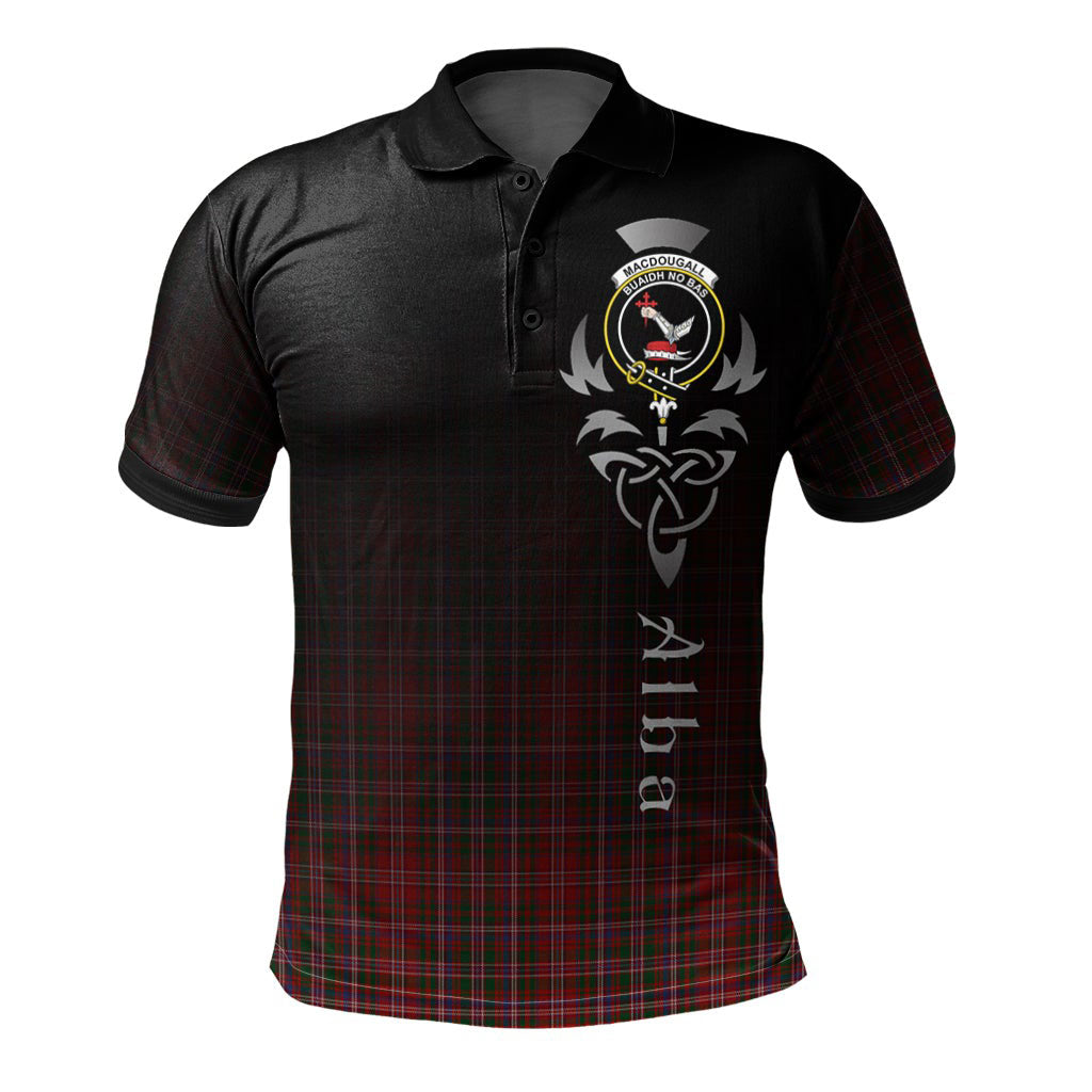 Clan MacDougall 04 Tartan Polo Shirt - Alba Celtic Style HX73 MacDougall 04 Tartan Tartan Polo   