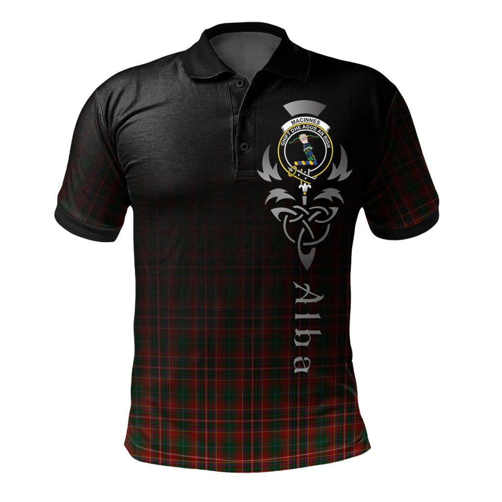 Clan MacInnes Hastie Tartan Polo Shirt - Alba Celtic Style DY48 MacInnes Hastie Tartan Tartan Polo   