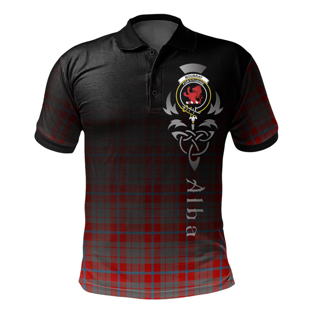 Clan Moubray Tartan Polo Shirt - Alba Celtic Style JT67 Moubray Tartan Tartan Polo   