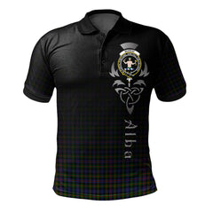 Clan Murray of Atholl Modern Tartan Polo Shirt - Alba Celtic Style MQ53 Murray of Atholl Modern Tartan Tartan Polo   