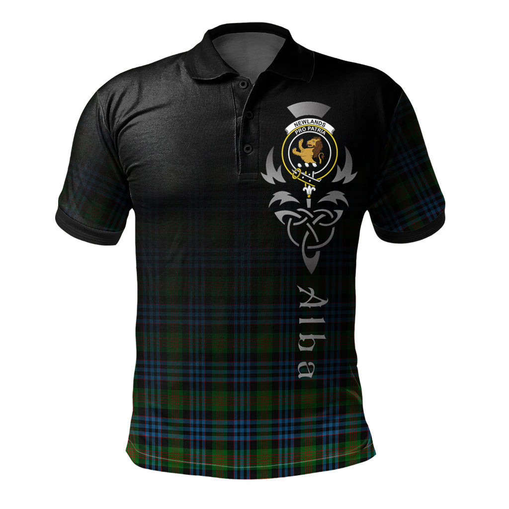 Clan Newlands of Lauriston Tartan Polo Shirt - Alba Celtic Style WQ15 Newlands of Lauriston Tartan Tartan Polo   