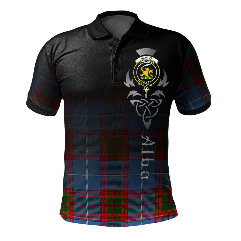 Clan Newton Tartan Polo Shirt - Alba Celtic Style YD57 Newton Tartan Tartan Polo   