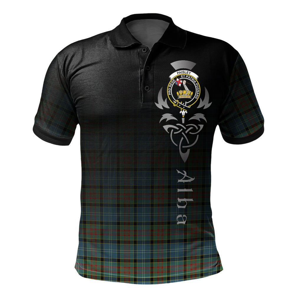 Clan Paisley Tartan Polo Shirt - Alba Celtic Style RU57 Paisley Tartan Tartan Polo   