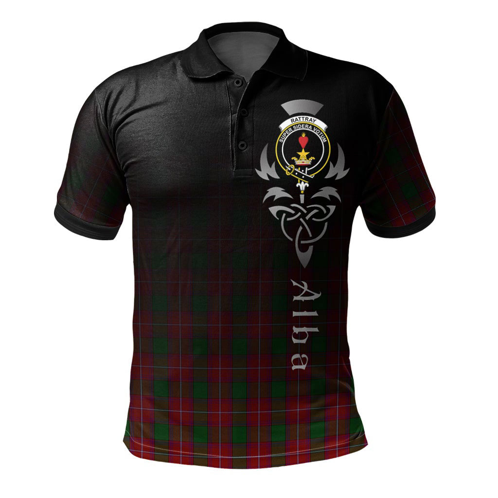 Clan Rattray Tartan Polo Shirt - Alba Celtic Style UV11 Rattray Tartan Tartan Polo   