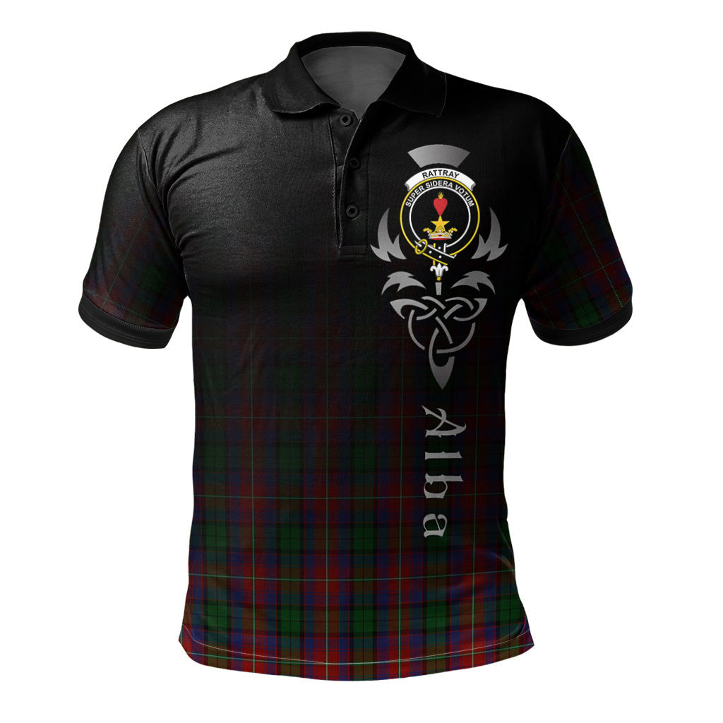 Clan Rattray of Lude Tartan Polo Shirt - Alba Celtic Style MH83 Rattray of Lude Tartan Tartan Polo   