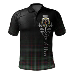 Clan Rollo Hunting Tartan Polo Shirt - Alba Celtic Style QX75 Rollo Hunting Tartan Tartan Polo   