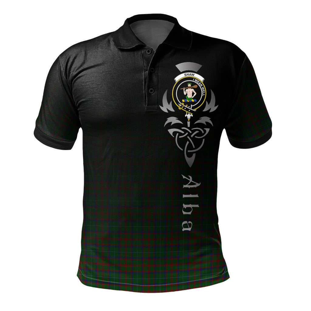 Clan Shaw of Tordarroch Green Hunting Tartan Polo Shirt - Alba Celtic Style YB79 Shaw of Tordarroch Green Hunting Tartan Tartan Polo   