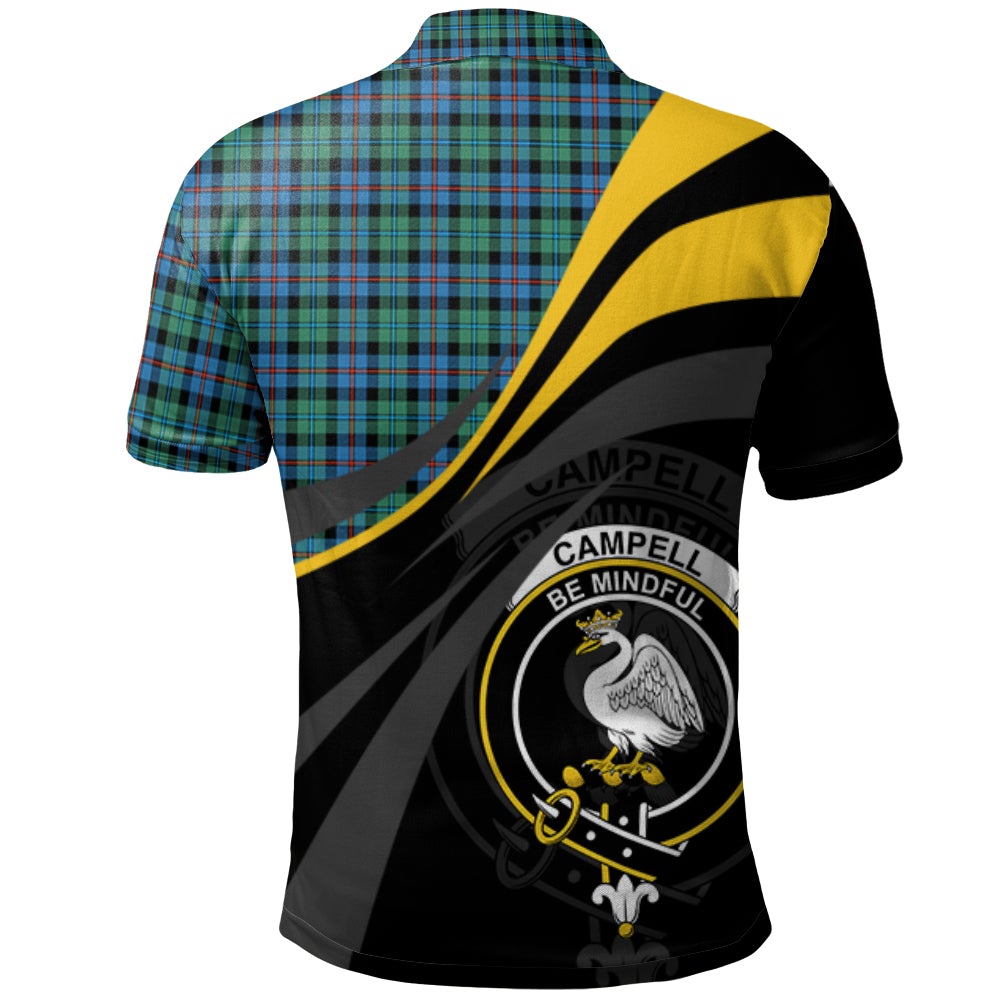 Clan Campbell of Cawdor Ancient Tartan Polo Shirt - Royal Coat Of Arms Style XA74 Campbell of Cawdor Ancient Tartan Tartan Polo   