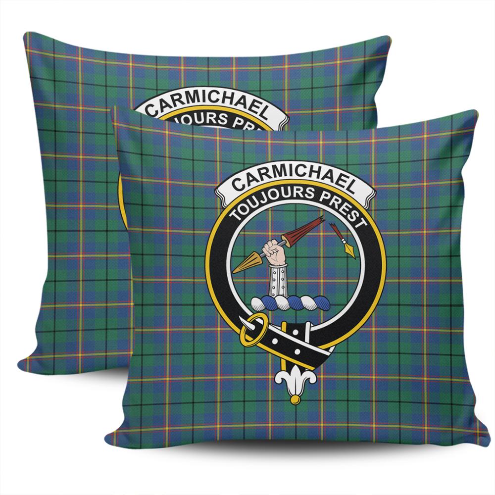 Clan Carmichael Ancient Tartan Crest Pillow Cover UH65 Clan Carmichael Tartan Today   