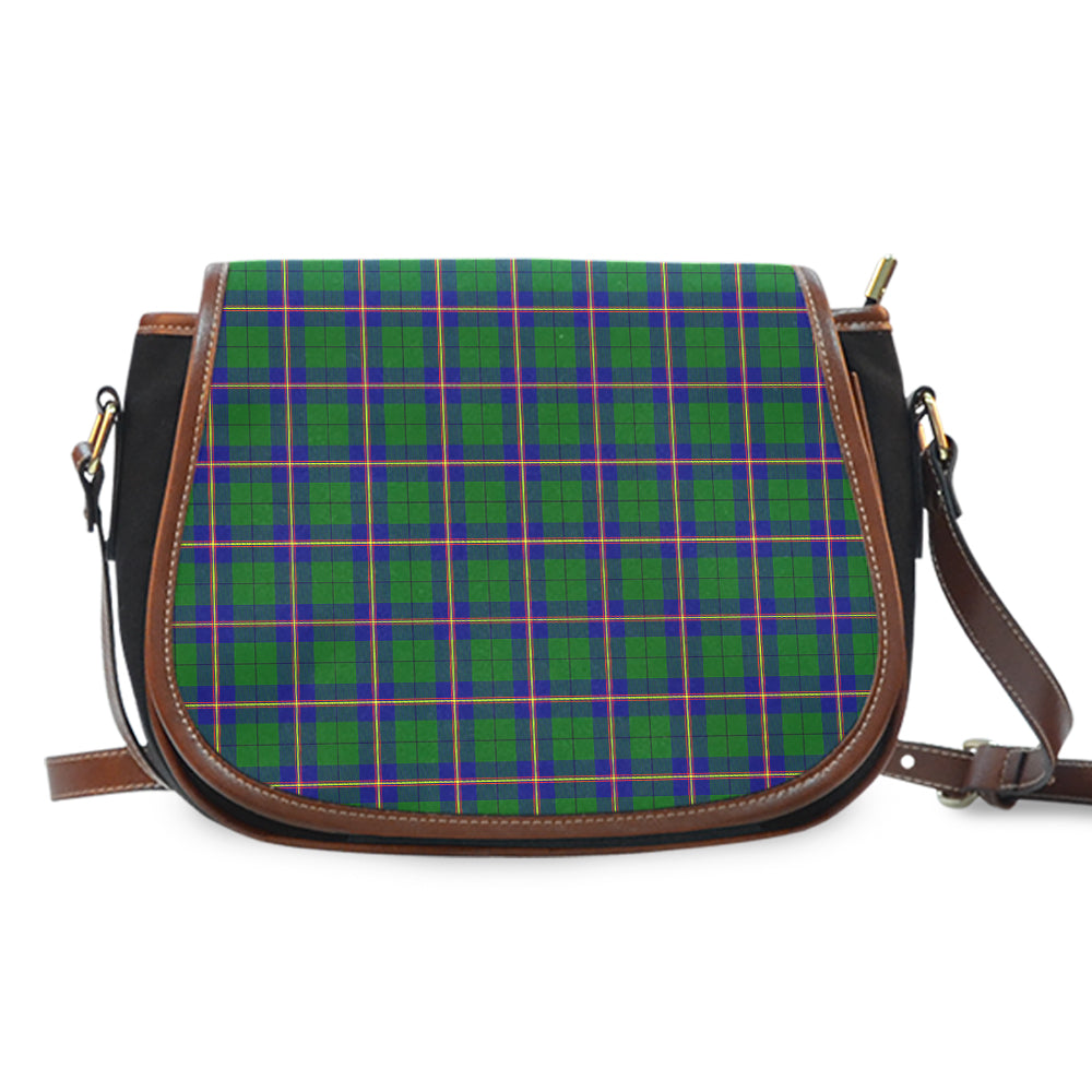 Clan Carmichael Modern Tartan Saddle Handbags UN27 Clan Carmichael Tartan Today   