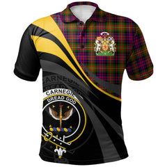 Clan Carnegie Modern Tartan Polo Shirt - Royal Coat Of Arms Style VL59 Carnegie Modern Tartan Tartan Polo   