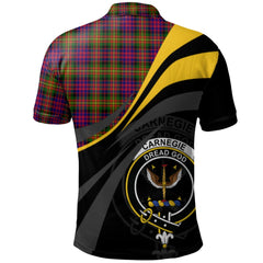 Clan Carnegie Modern Tartan Polo Shirt - Royal Coat Of Arms Style VL59 Carnegie Modern Tartan Tartan Polo   