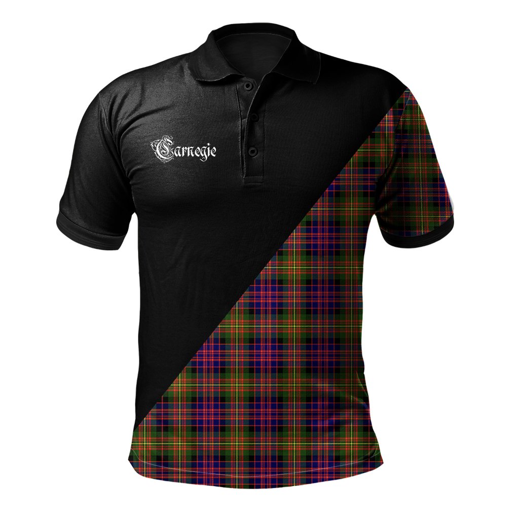 Clan Carnegie Modern Clan - Military Polo Shirt JZ72 Carnegie Modern Tartan Tartan Polo   