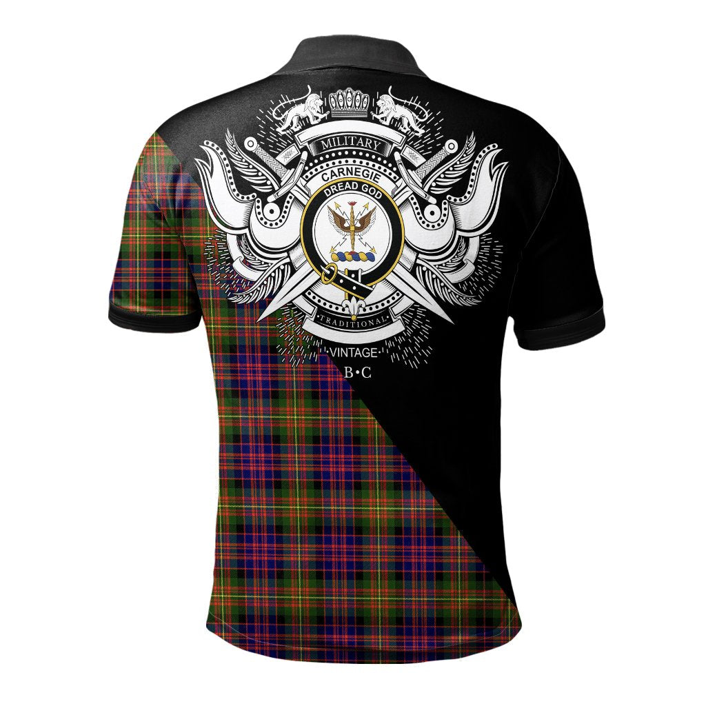 Clan Carnegie Modern Clan - Military Polo Shirt JZ72 Carnegie Modern Tartan Tartan Polo   