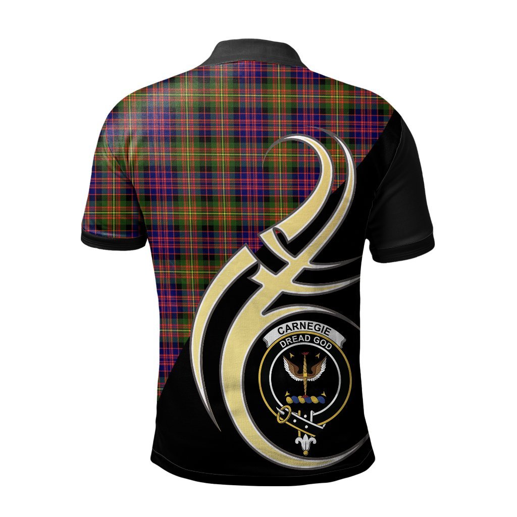 Clan Carnegie Modern Tartan Polo Shirt - Believe In Me Style RC99 Carnegie Modern Tartan Tartan Polo   