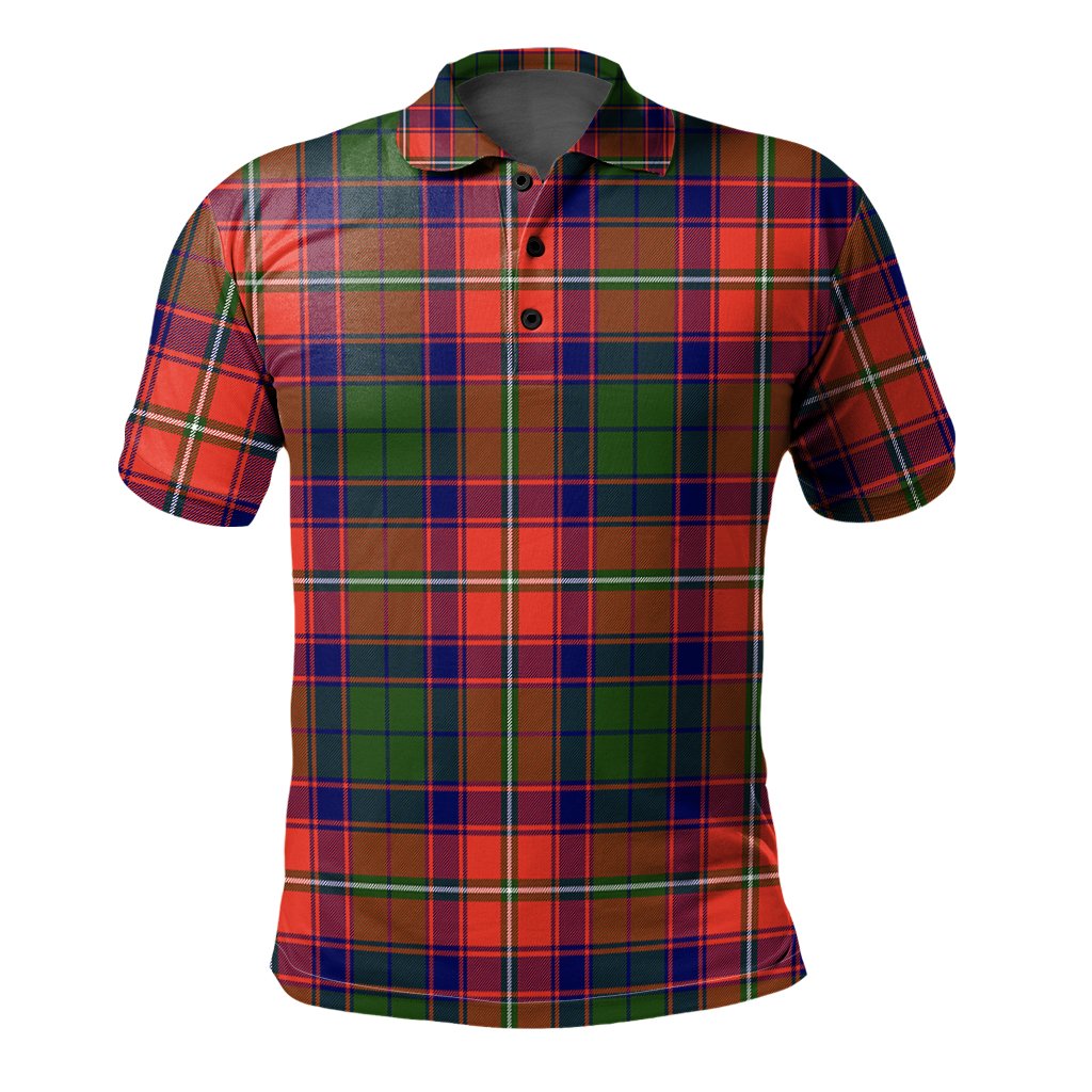 Clan Charteris Tartan Polo Shirt GL30 Charteris Tartan Tartan Polo   