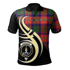 Clan Charteris Tartan Polo Shirt - Believe In Me Style IG95 Charteris Tartan Tartan Polo   