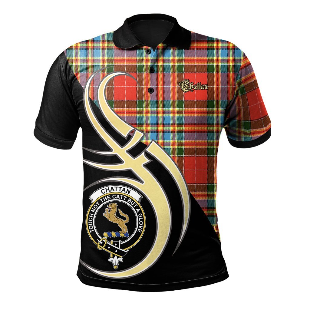 Clan Chattan Tartan Polo Shirt - Believe In Me Style BG65 Chattan Tartan Tartan Polo   