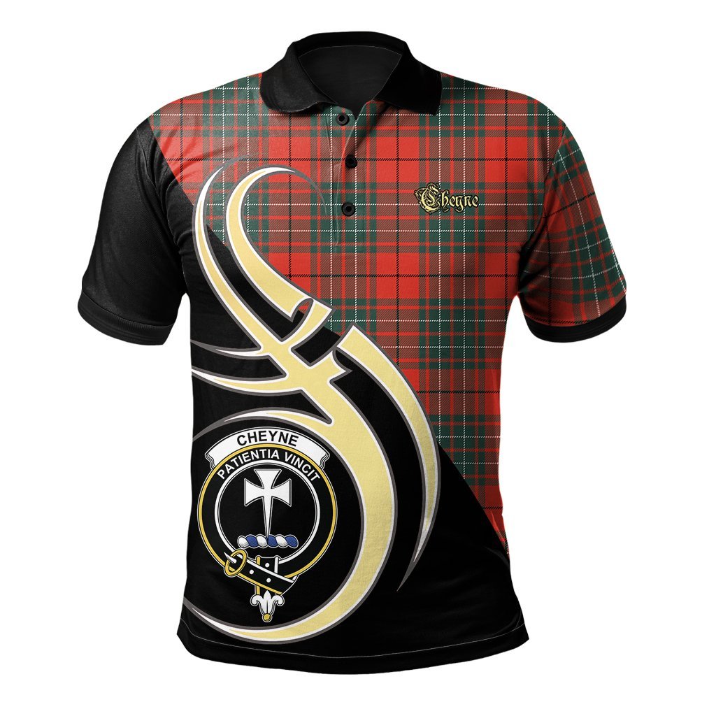 Clan Cheyne Tartan Polo Shirt - Believe In Me Style SJ86 Cheyne Tartan Tartan Polo   