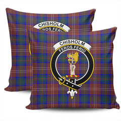 Clan Chisholm Hunting Modern Tartan Crest Pillow Cover YW84 Clan Chisholm Tartan Today   