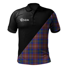 Clan Chisholm Hunting Modern Clan - Military Polo Shirt OX90 Chisholm Hunting Modern Tartan Tartan Polo   