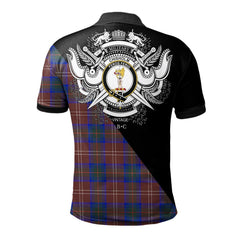 Clan Chisholm Hunting Modern Clan - Military Polo Shirt OX90 Chisholm Hunting Modern Tartan Tartan Polo   