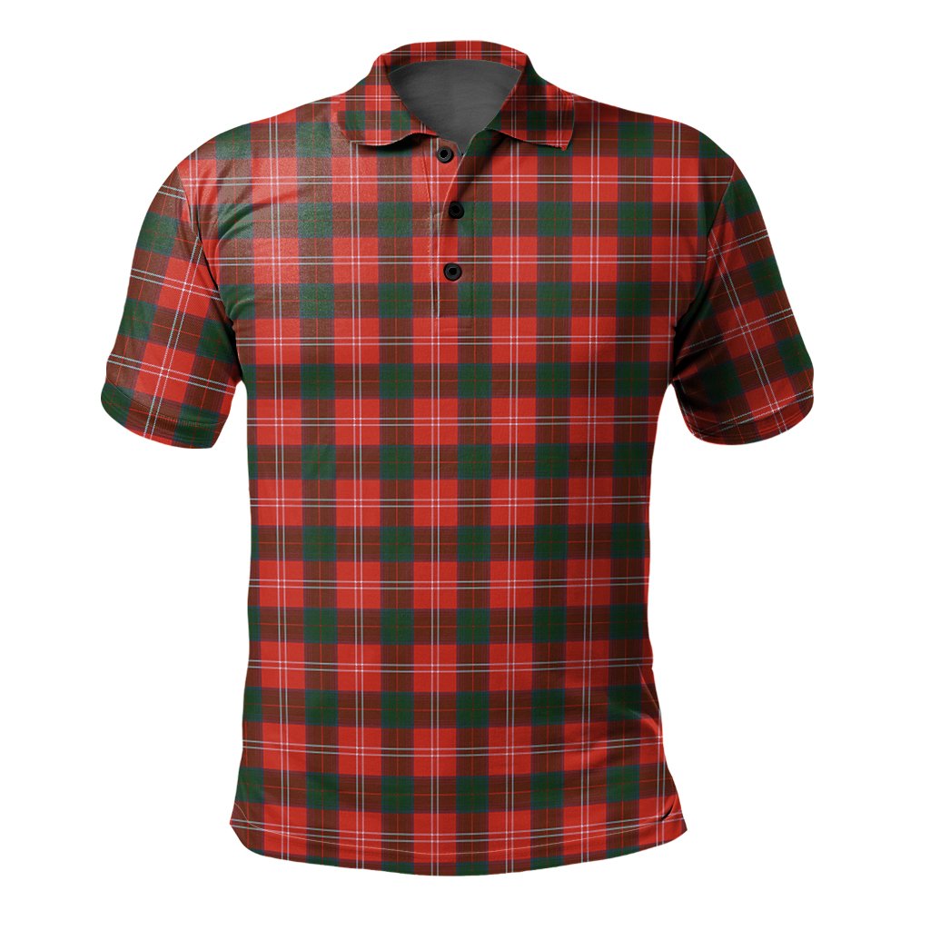 Clan Chisholm Modern Tartan Polo Shirt XO62 Chisholm Modern Tartan Tartan Polo   