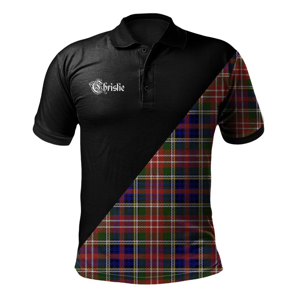 Clan Christie Clan - Military Polo Shirt NK31 Christie Tartan Tartan Polo   