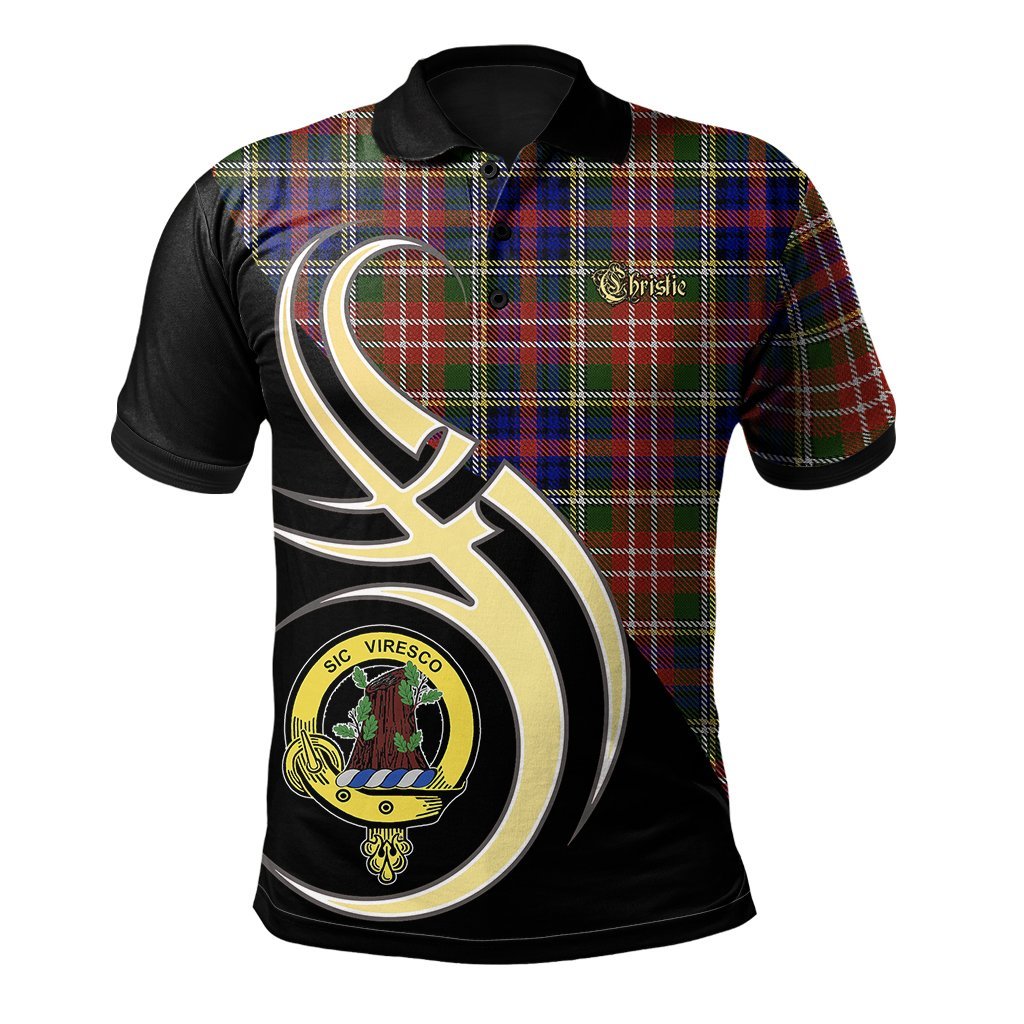 Clan Christie Tartan Polo Shirt - Believe In Me Style BB35 Christie Tartan Tartan Polo   