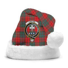 Clan Cheyne Tartan Crest Christmas Santa Hat IQ19 Cheyne Tartan Tartan Santa Hat   