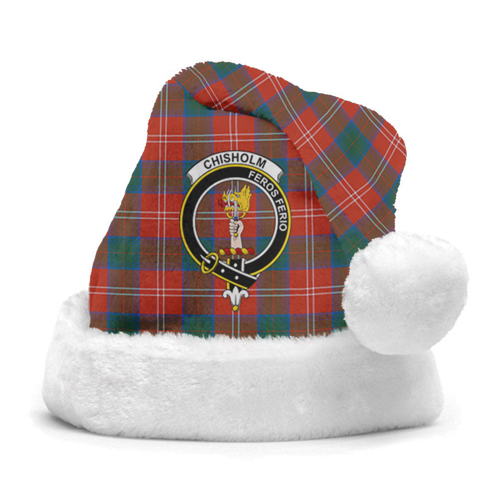 Clan Chisholm Ancient Tartan Crest Christmas Santa Hat CE18 Chisholm Ancient Tartan Tartan Santa Hat   