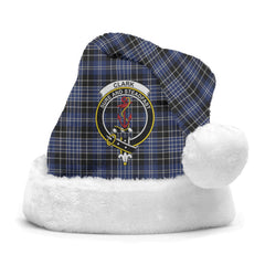 Clan Clark Modern Tartan Crest Christmas Santa Hat KZ58 Clark Modern Tartan Tartan Santa Hat   